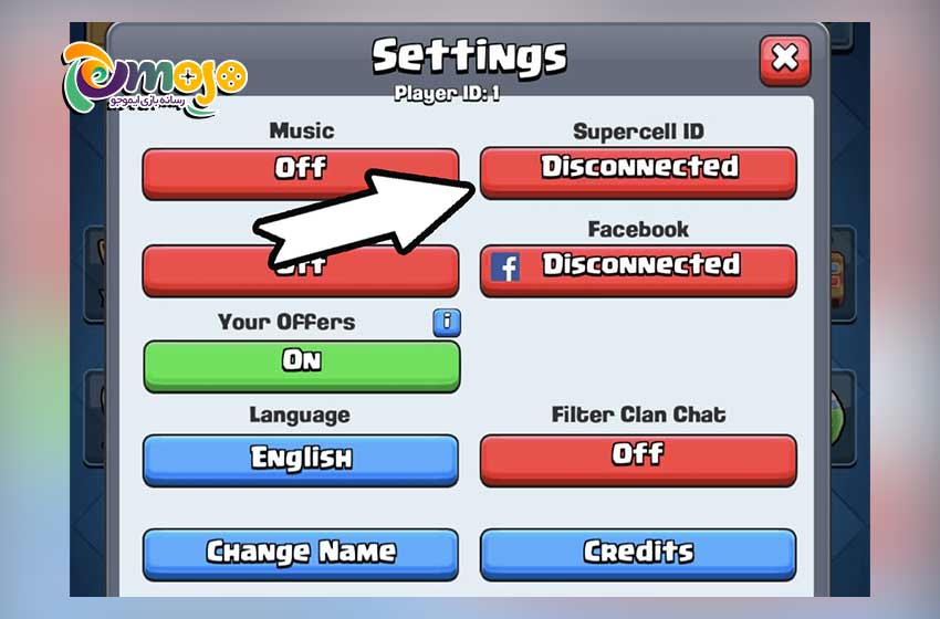 نحوه وصل شدن به سوپرسل آیدی در کلش رویال (Clash Royale)