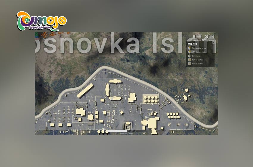 بهترین مکان های M416 در PUBG Mobile روی نقشه Sosnovka :Erangle
