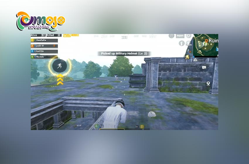 روش های تسخیر Ruins در نقشه sanhok پابجی موبایل