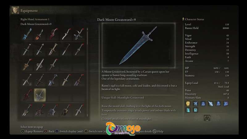 Dark Moon Greatsword