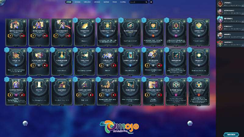 شخصیت‌های موجود در بازی Duelyst II