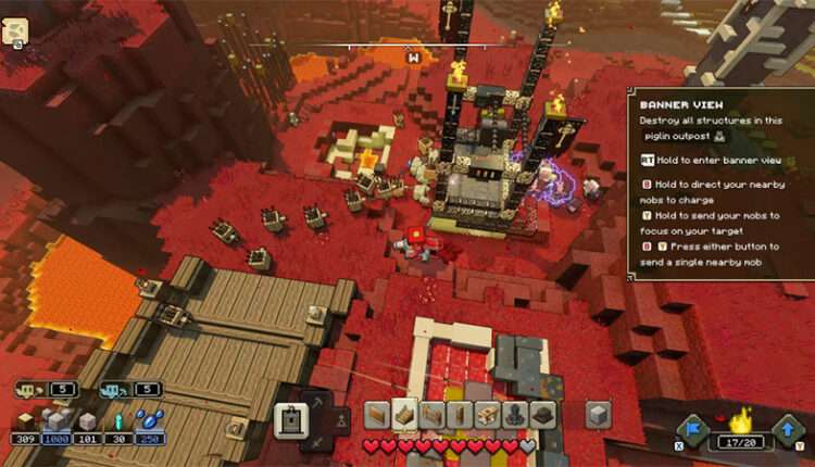 بازی Minecraft legends