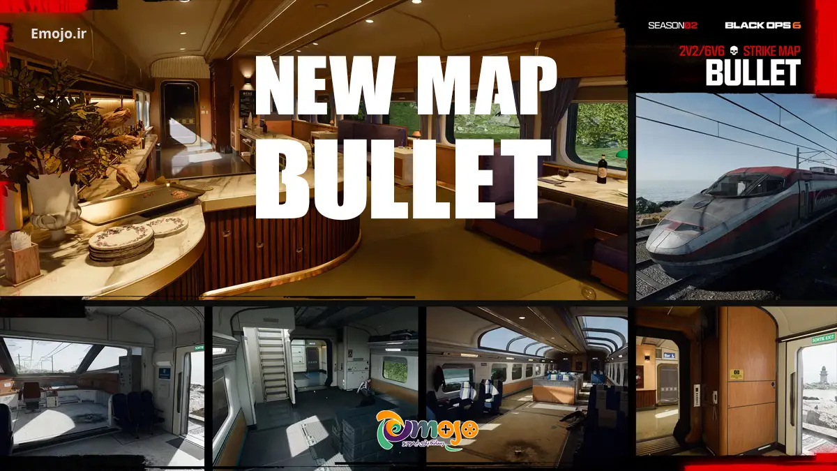 Java Bullet Train Map نقشه قطار Bullet در سیزن 2 بلک اپس 6 - اخبار کالاف دیوتی
