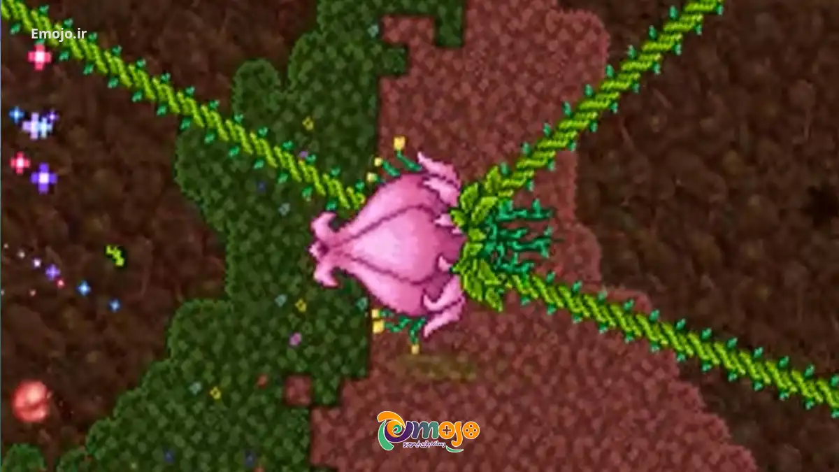 باس بازی تراریا Plantera جنگل تاریک